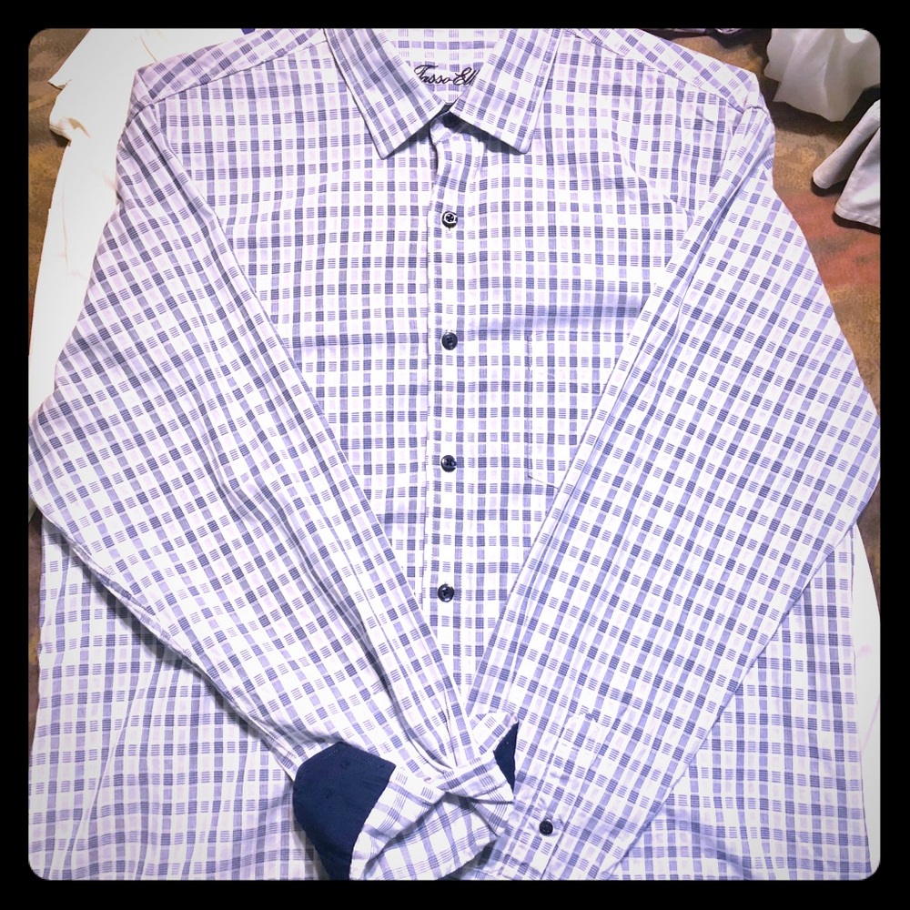 Tasso Elba men’s long sleeve dress shirt
